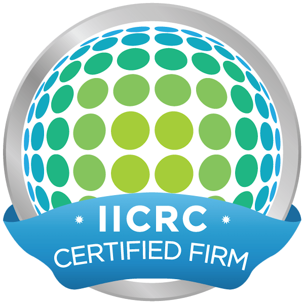 Logo of IICRC Certified Firm featuring a globe with green and teal dots and a blue banner. Water Damage Restoration in Spring TX Water Damage Repair Water Damage Repair Services in Spring TX Water Damage Restoration Water Damage Restoration Near Me Local Water Damage Repair Water Damage Restoration Service Water Mitigation Services Water Damage Restoration Company Water Restoration Service Provider