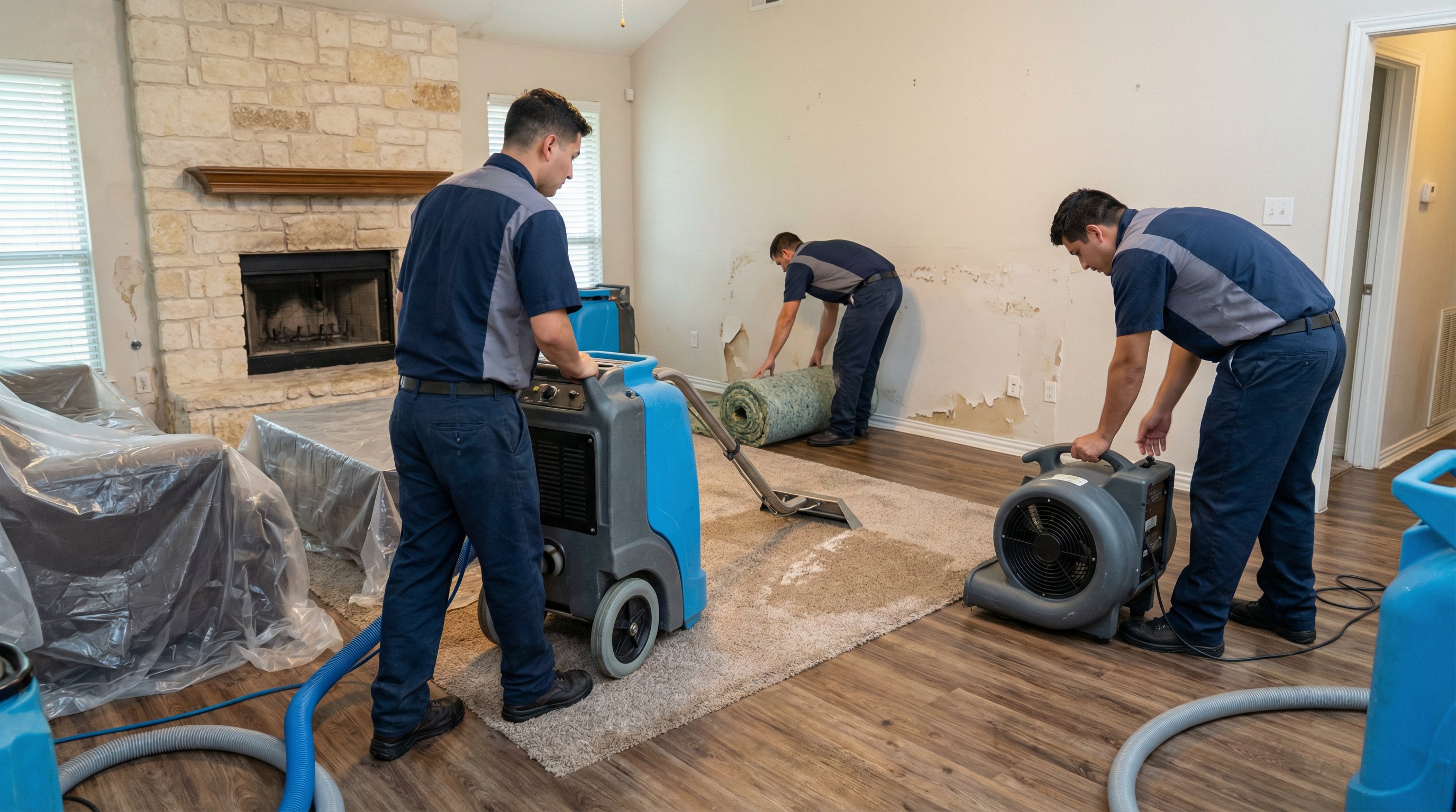 MaxResto water damage restoration team in Hockley & Rose Hill, TX
