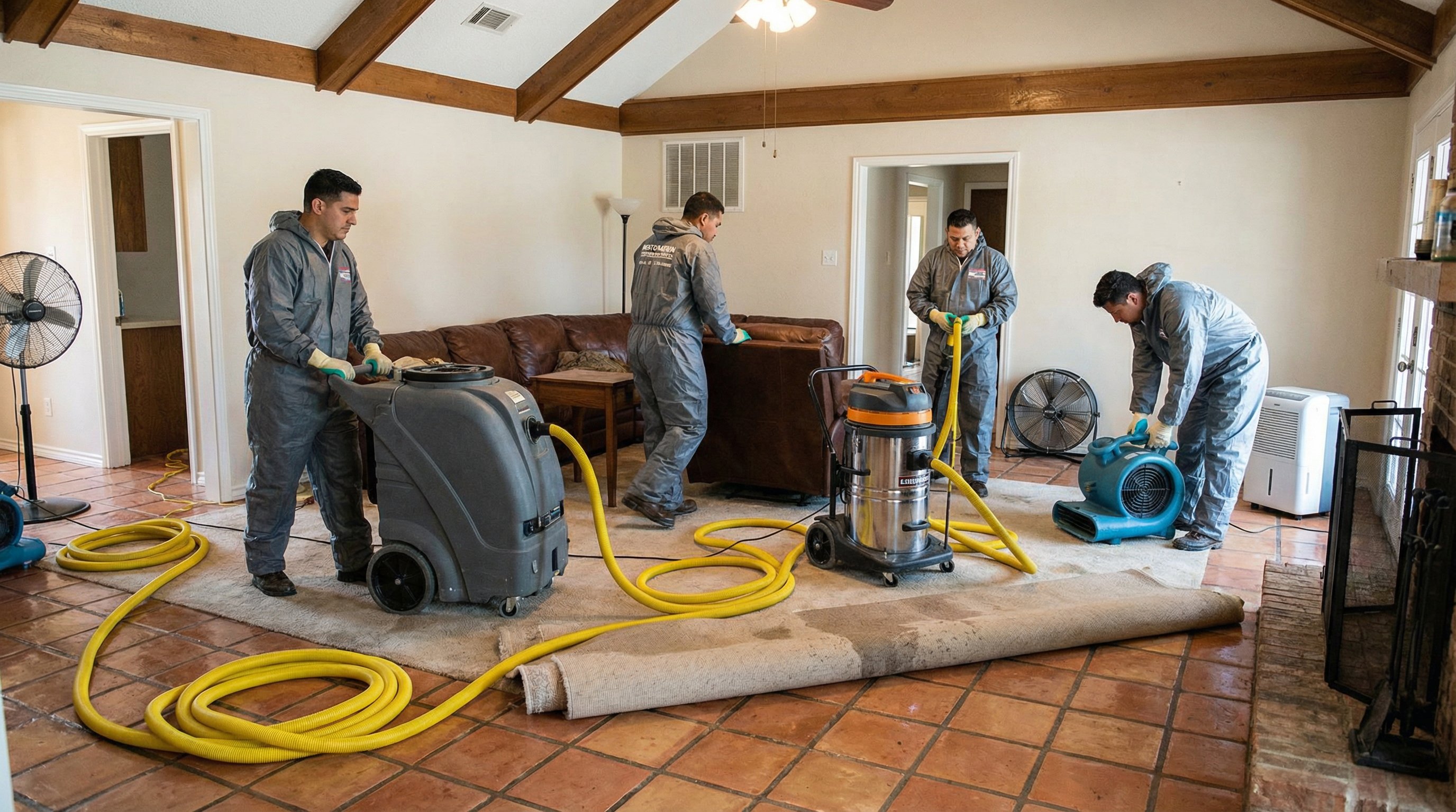 MaxResto water damage restoration team in Jersey Village, TX
