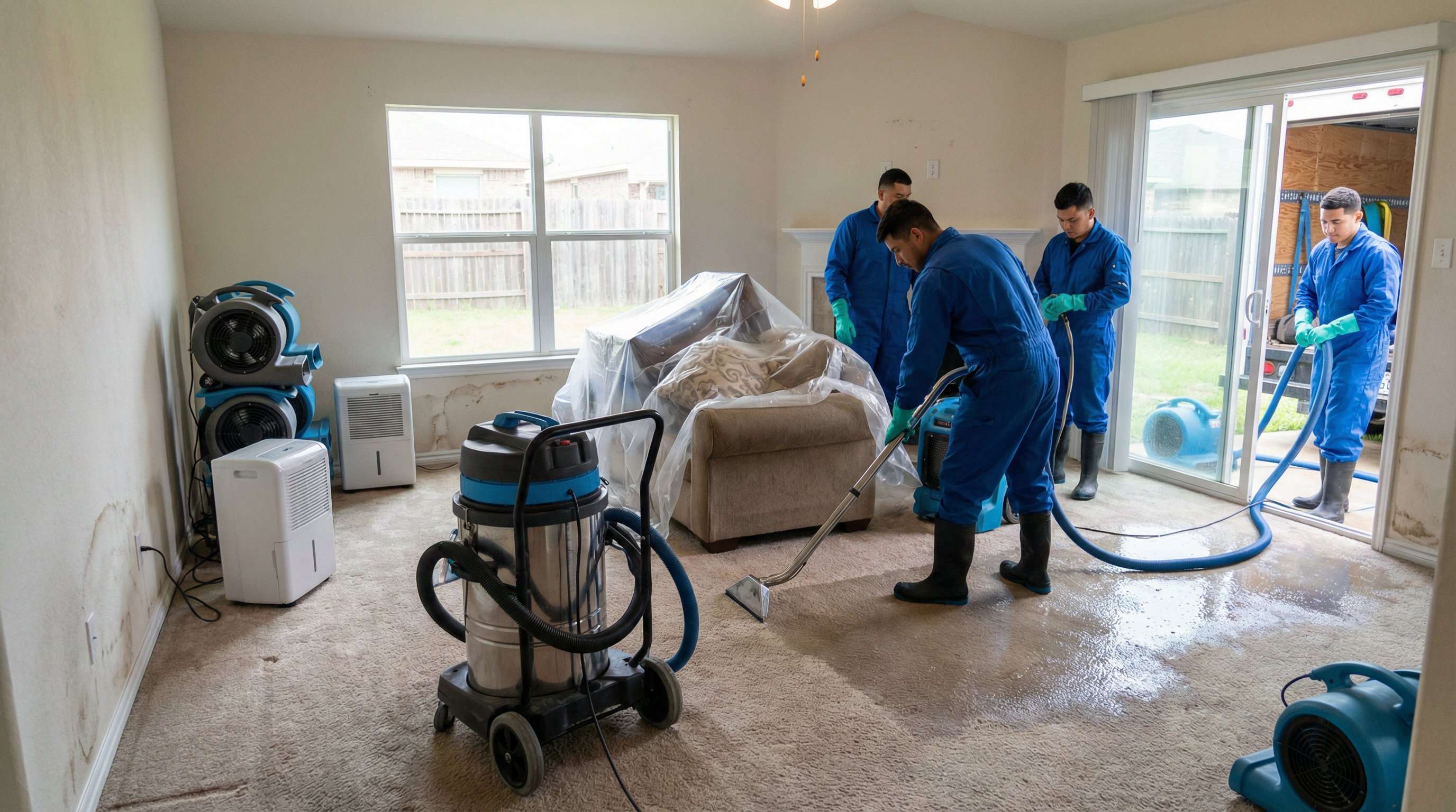 MaxResto water damage restoration team in Klein, TX