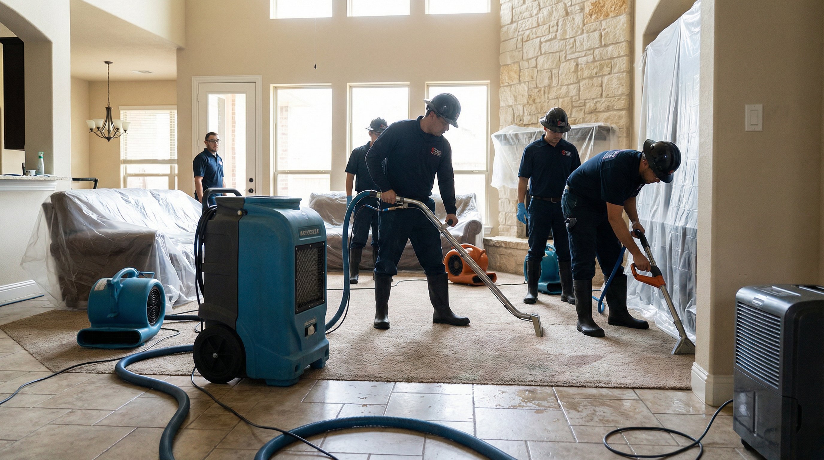 MaxResto water damage restoration team in Magnolia, TX