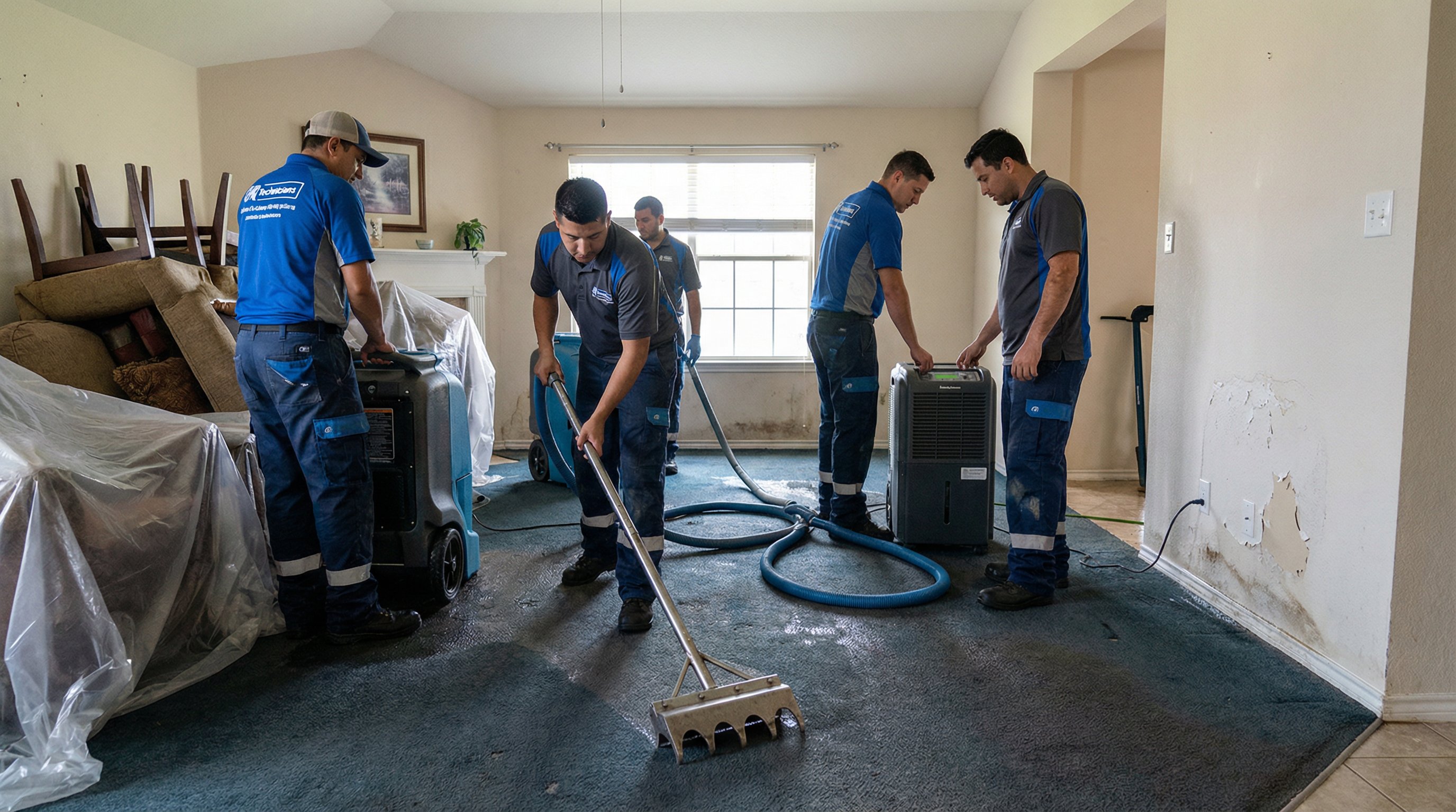 MaxResto water damage restoration team in Montgomery & Conroe, TX