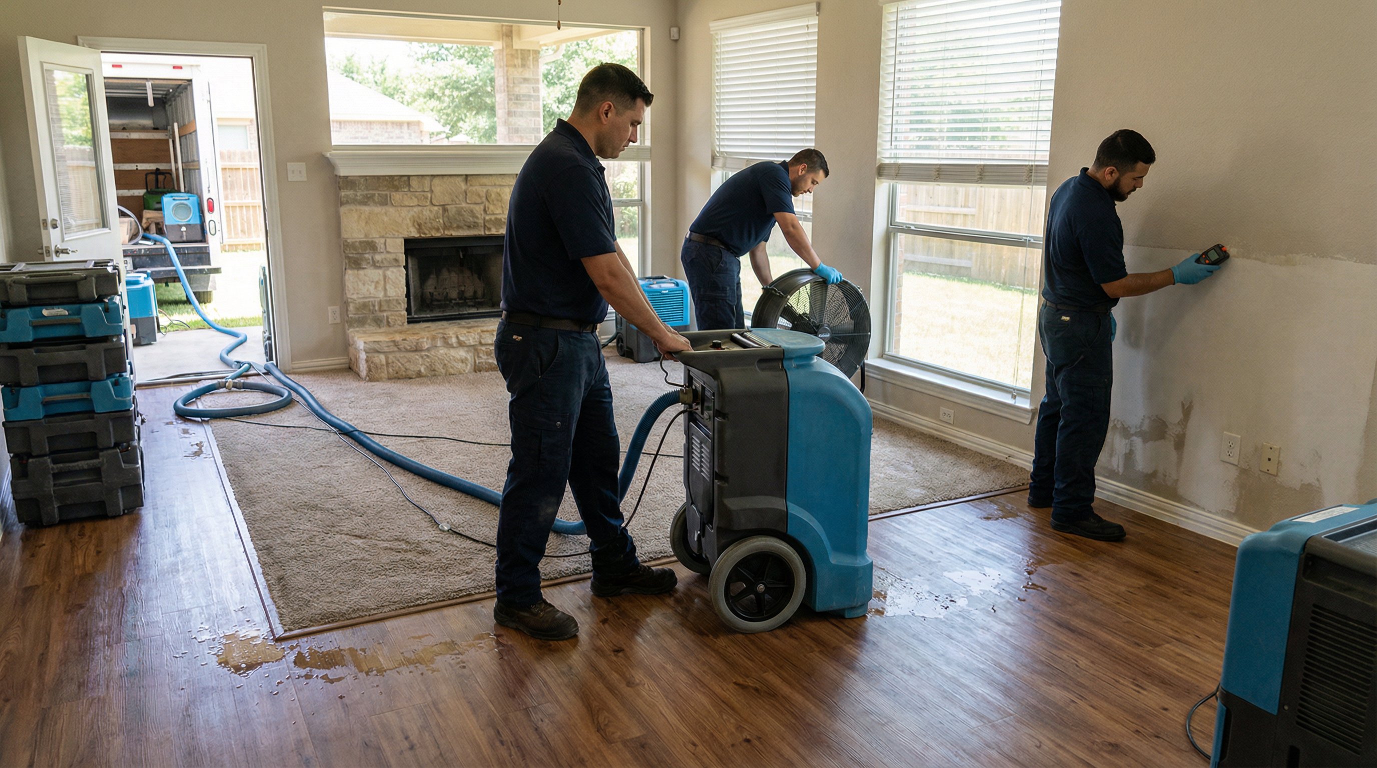 MaxResto water damage restoration team in North Houston, TX